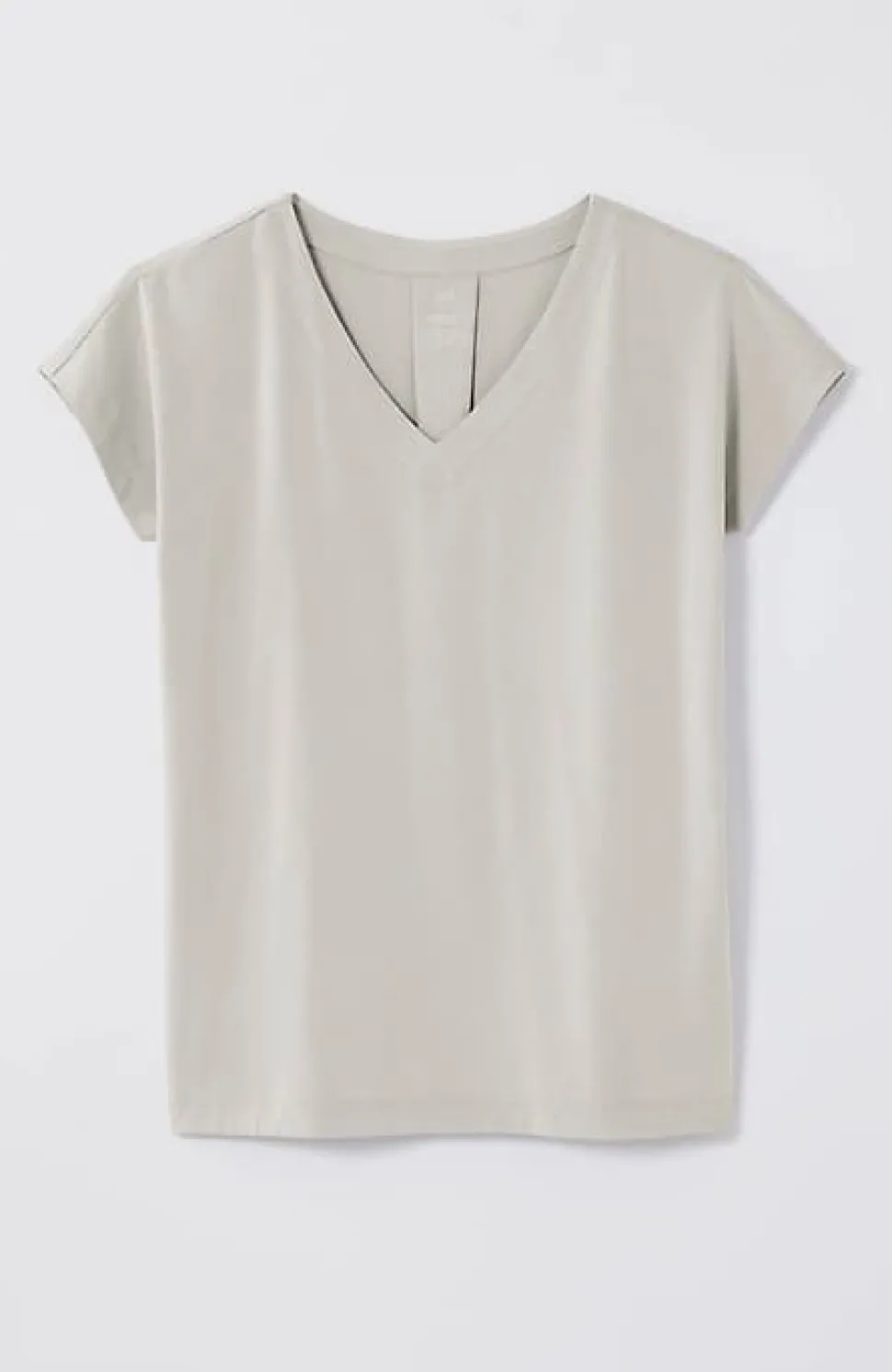 Luxe Supima® Pleat-Back Tee | Jjill