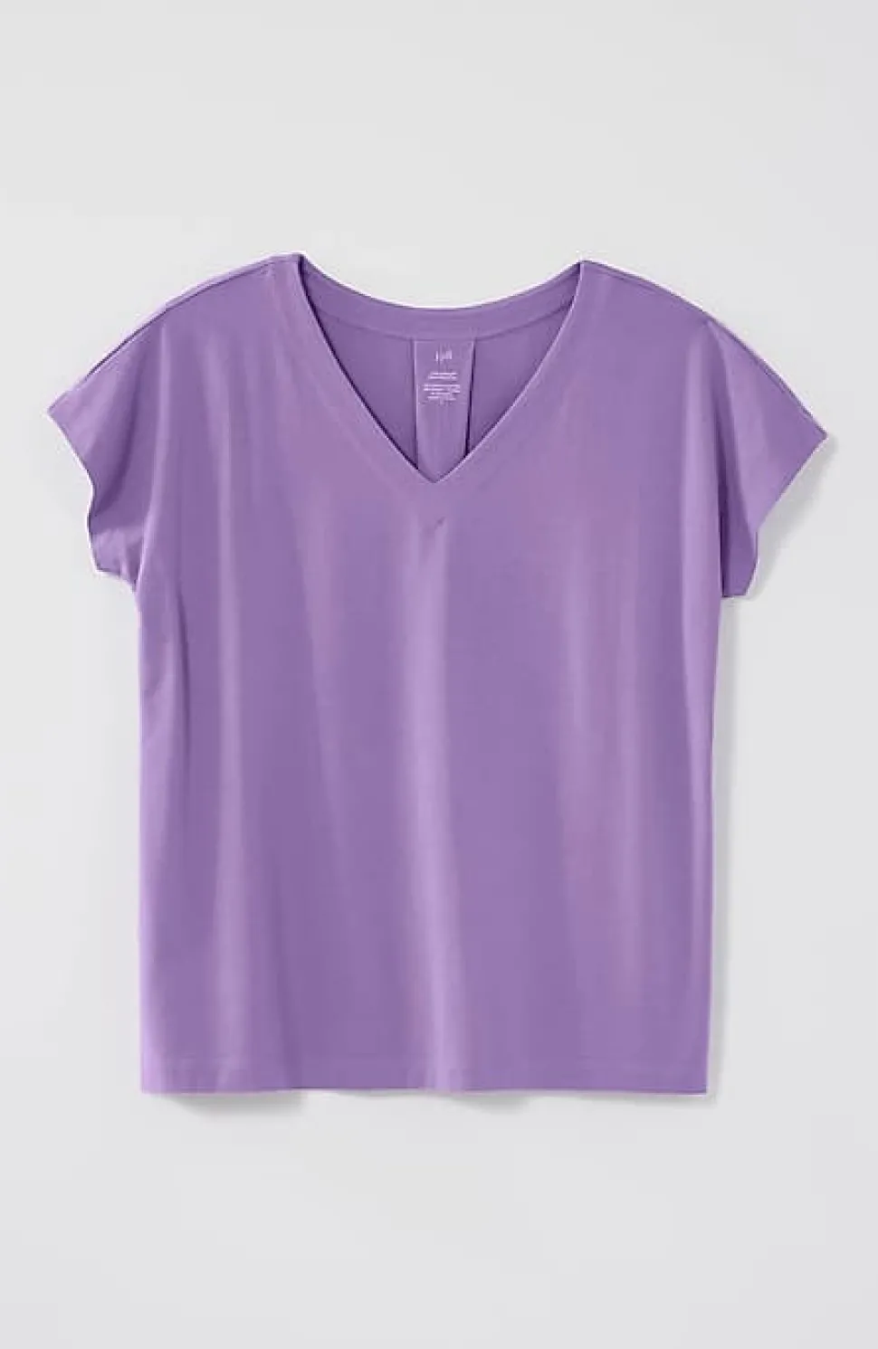Luxe Supima® Pleat-Back Tee | Jjill