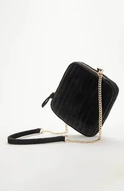 Luxe Velvet Quilted Purse | Jjill