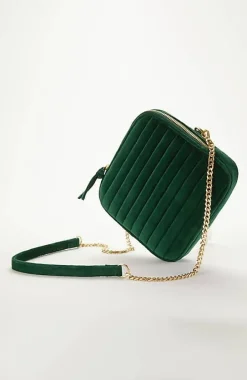 Luxe Velvet Quilted Purse | Jjill