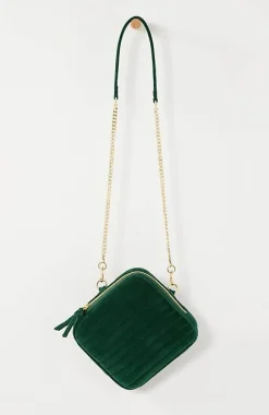 Luxe Velvet Quilted Purse | Jjill
