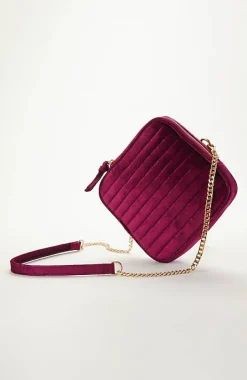 Luxe Velvet Quilted Purse | Jjill