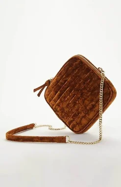 Luxe Velvet Quilted Purse | Jjill