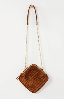 Luxe Velvet Quilted Purse | Jjill