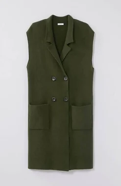 Majestic Double-Breasted Sweater Gilet | Jjill