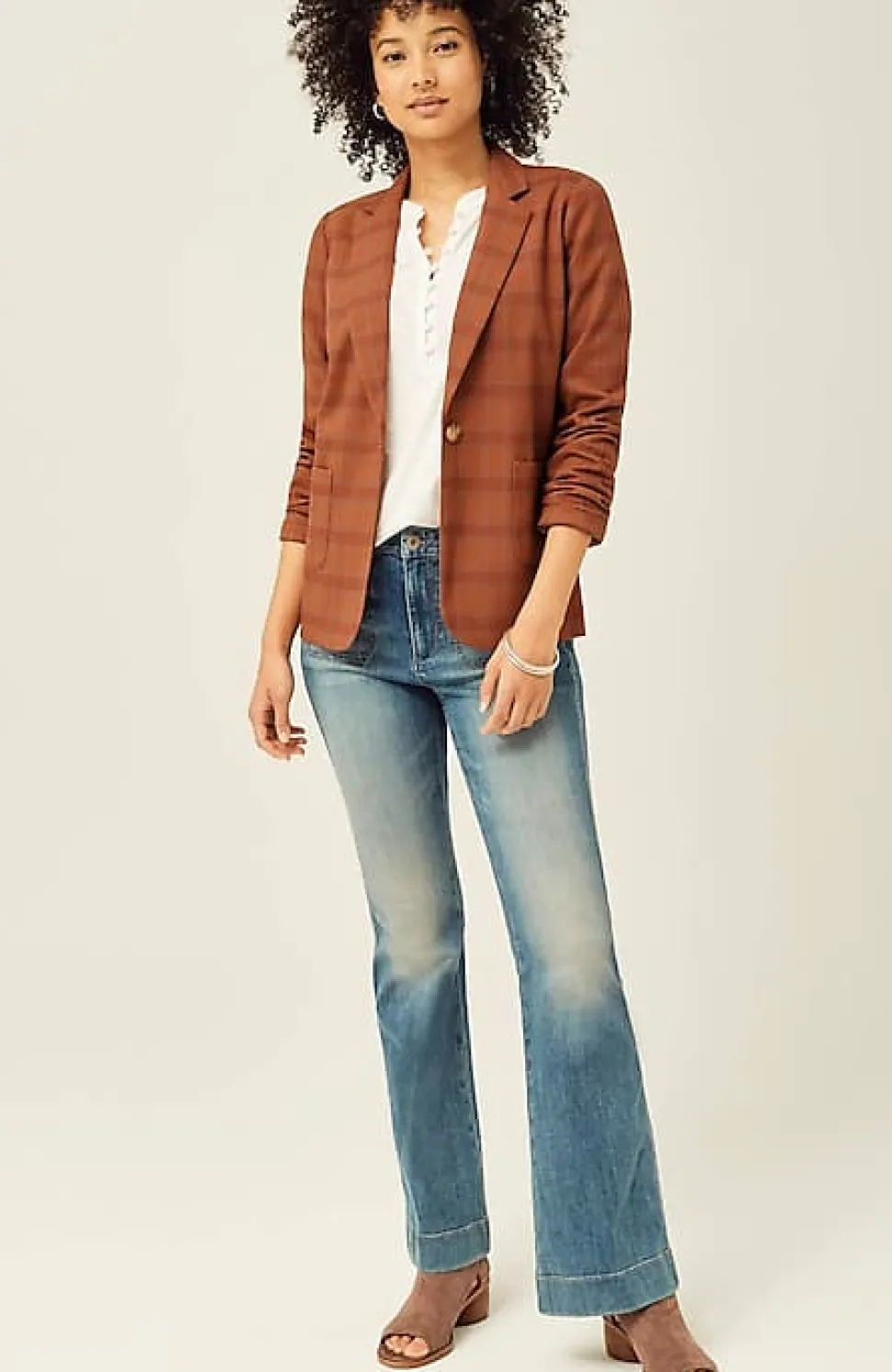 Mendocino Plaid Blazer | Jjill