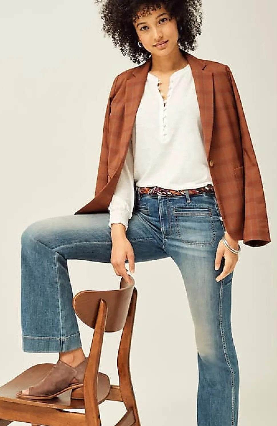 Mendocino Plaid Blazer | Jjill