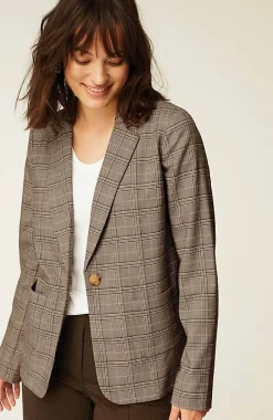 Mendocino Plaid Blazer | Jjill