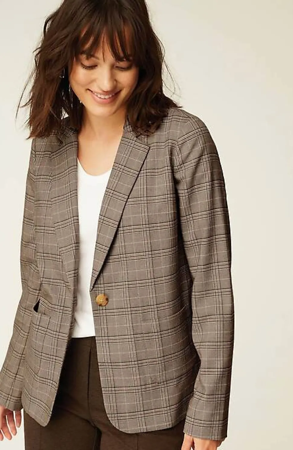 Mendocino Plaid Blazer | Jjill