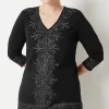 Metallic-Embroidered Tunic | Jjill