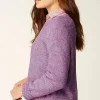 Micro-Tweed Seamed Sweater | Jjill