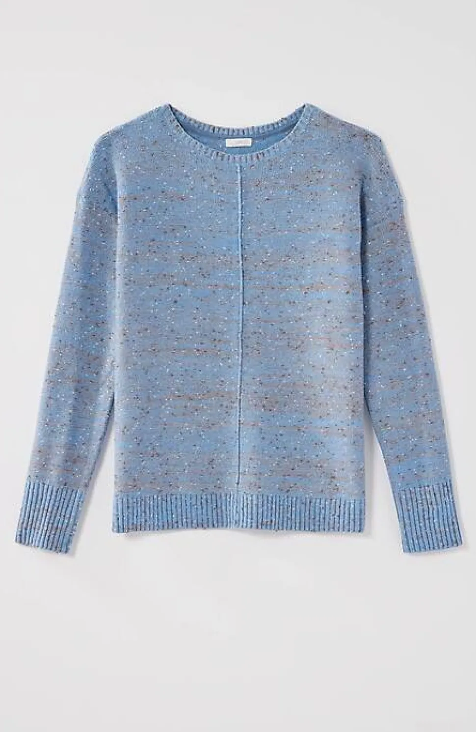 Micro-Tweed Seamed Sweater | Jjill