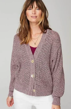 Mixed-Colors Textured Cardi | Jjill
