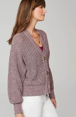 Mixed-Colors Textured Cardi | Jjill