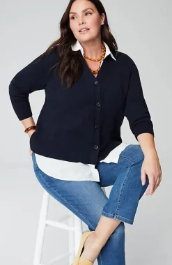 Mixed-Media Cardi | Jjill