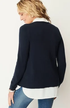 Mixed-Media Cardi | Jjill