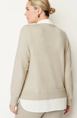 Mixed-Media Cardi | Jjill