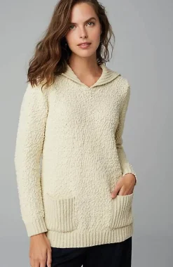 Mixed-Textures Collared Sweater | Jjill