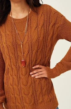Mixed-Textures Pullover Sweater | Jjill