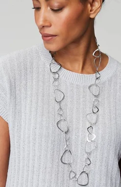 Modern Elements Rings Station Necklace | Jjill