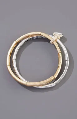 Modern Elements Stretch Bangles | Jjill