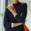 Modern Mock-Neck Sweater | Jjill