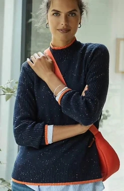 Modern Mock-Neck Sweater | Jjill