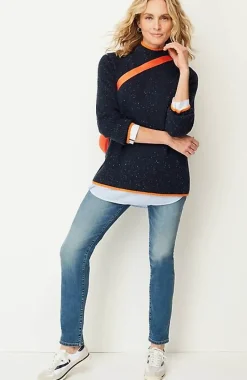 Modern Mock-Neck Sweater | Jjill