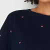 More Love Embroidered Sweatshirt | Jjill