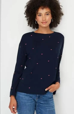 More Love Embroidered Sweatshirt | Jjill