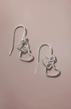 More Love Sterling Hearts Earrings | Jjill