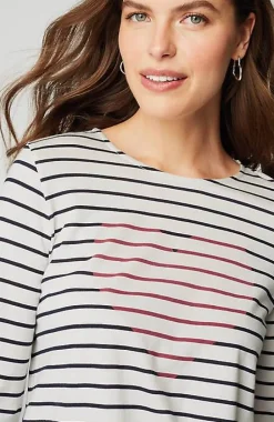 More Love Striped Tee | Jjill