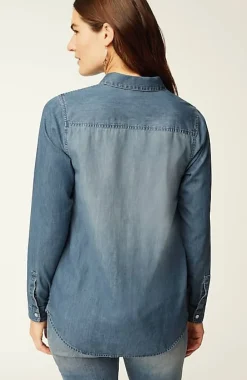 One-Pocket Button-Front Shirt | Jjill