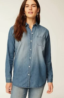One-Pocket Button-Front Shirt | Jjill