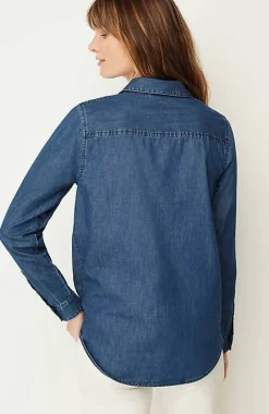 One-Pocket Button-Front Shirt | Jjill