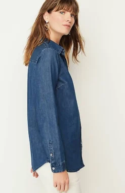 One-Pocket Button-Front Shirt | Jjill