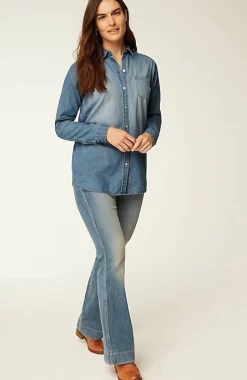One-Pocket Button-Front Shirt | Jjill