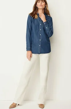 One-Pocket Button-Front Shirt | Jjill