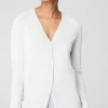 Organically Grown Cotton V-Neck Cardi | Jjill