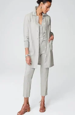 Organically Grown Cotton V-Neck Cardi | Jjill