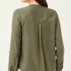 Overdyed Button-Front Camp Shirt | Jjill