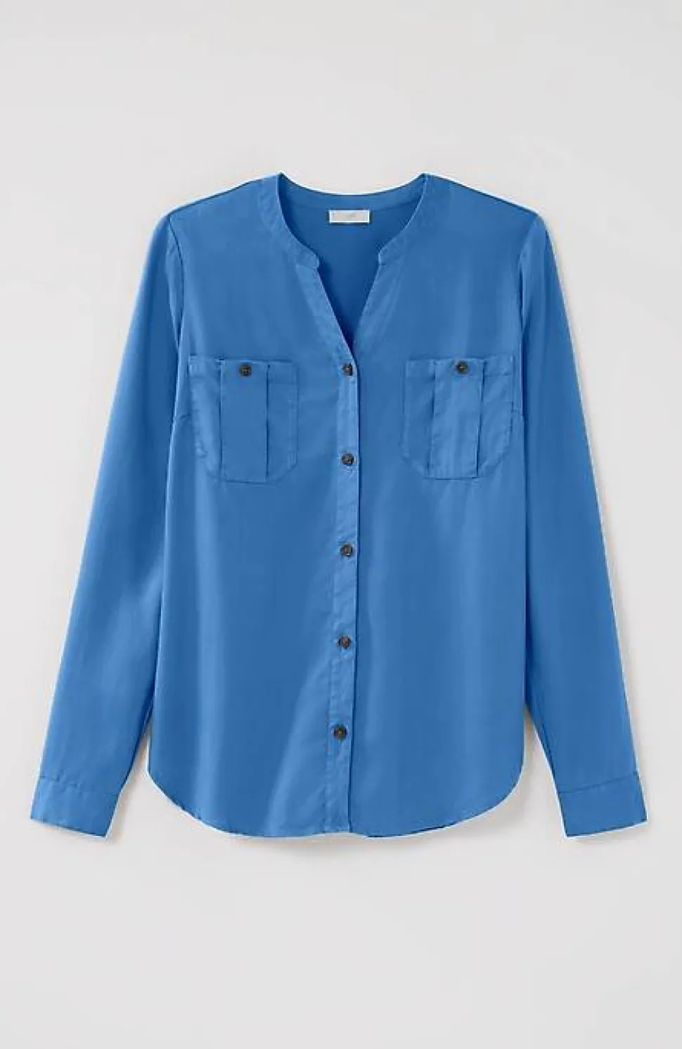 Overdyed Button-Front Camp Shirt | Jjill