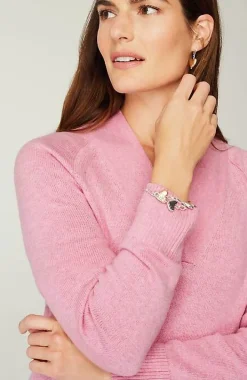 Overlapping-V-Neck Sweater | Jjill