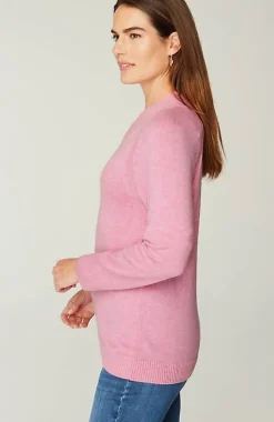 Overlapping-V-Neck Sweater | Jjill