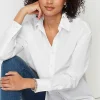 Oversized Cotton Poplin Tunic | Jjill
