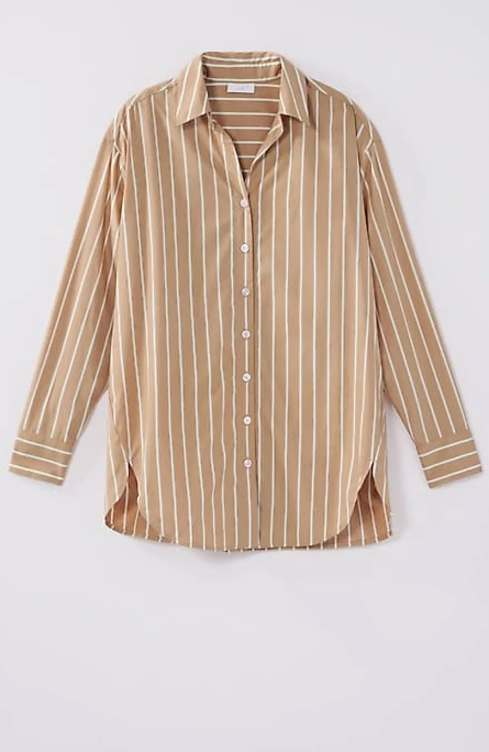 Oversized Cotton Poplin Tunic | Jjill