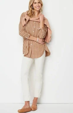 Oversized Cotton Poplin Tunic | Jjill
