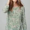 Paisley Henley Top | Jjill