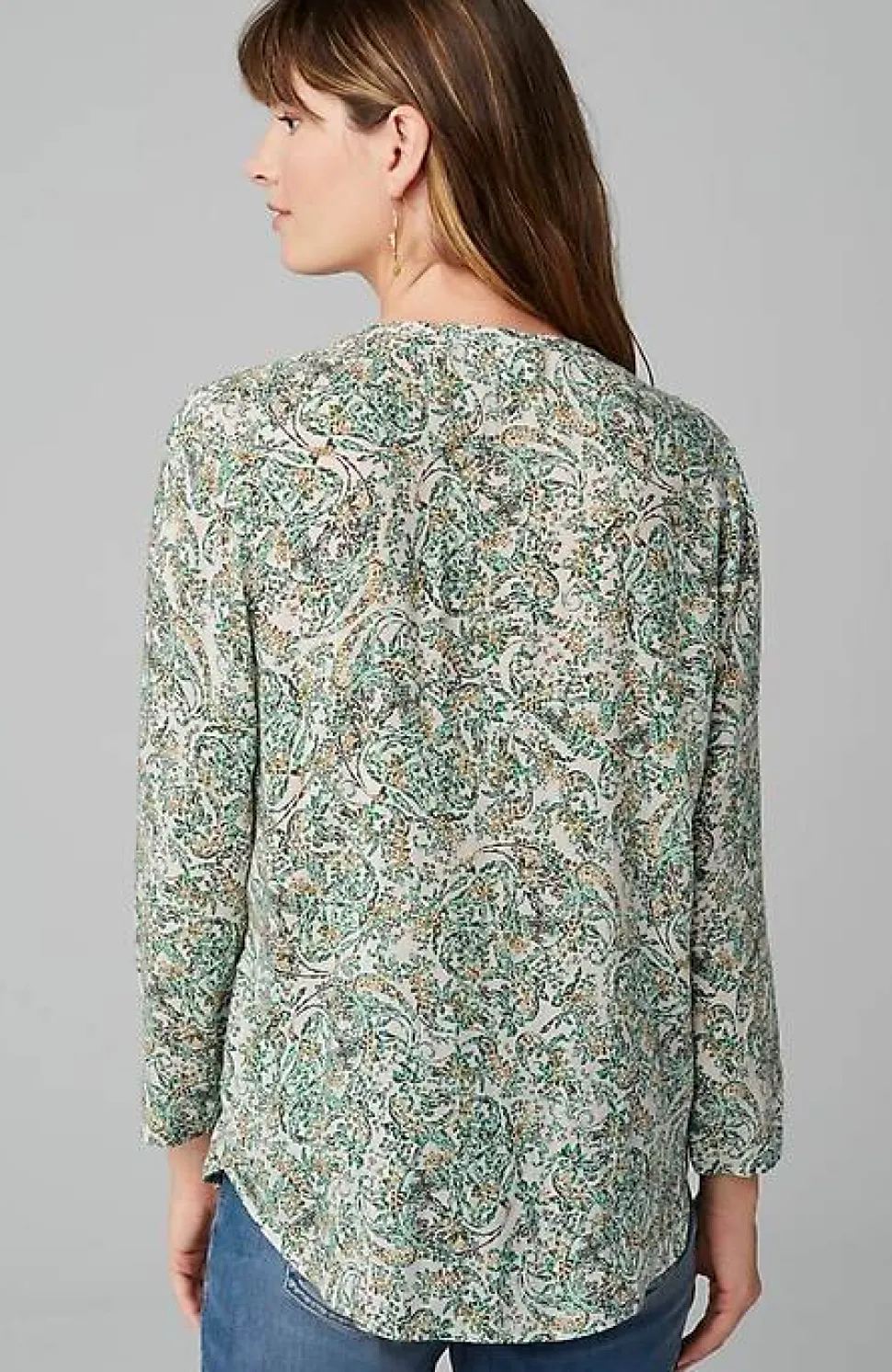 Paisley Henley Top | Jjill