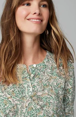 Paisley Henley Top | Jjill